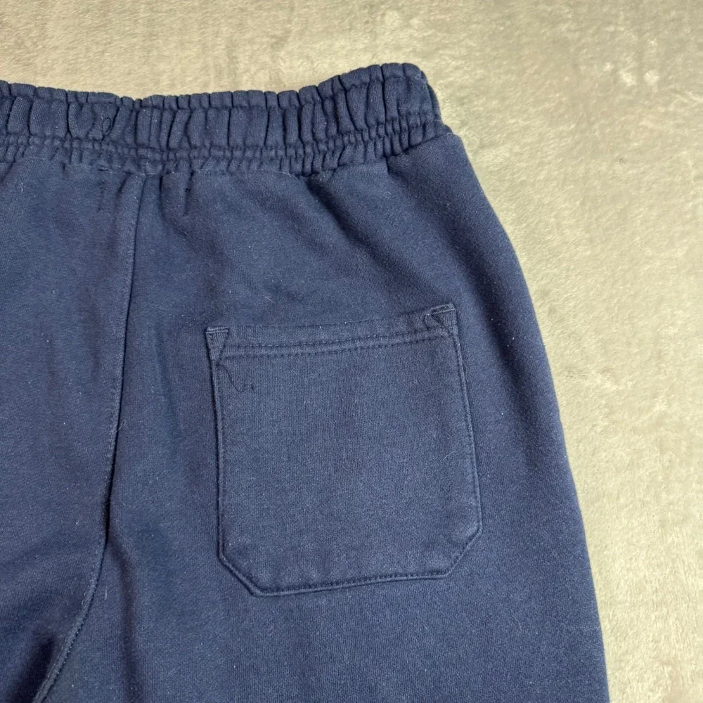 Polo Ralph Lauren Kids Navy Blue Fleece Sweatpants Size Medium Red Pony Logo